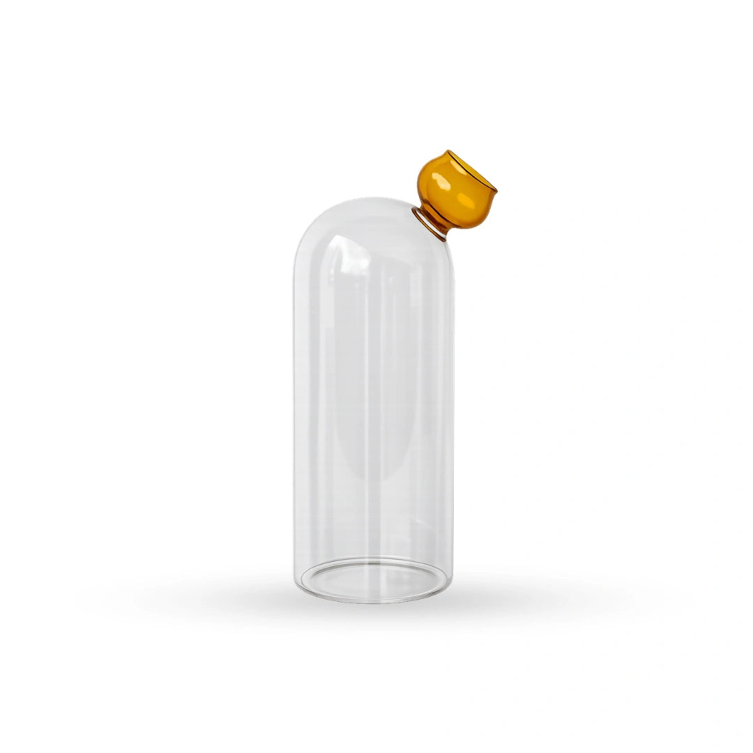 Zea bud bottle glass vase contemporary decorative glass vase for modern interiors