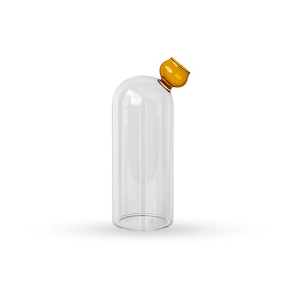 Zea bud bottle glass vase contemporary decorative glass vase for modern interiors