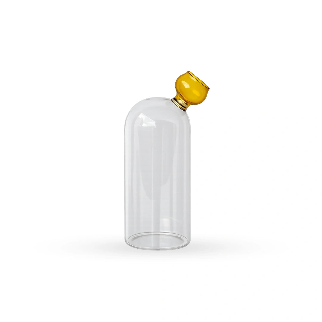 Zea bud bottle glass vase contemporary decorative glass vase for modern interiors