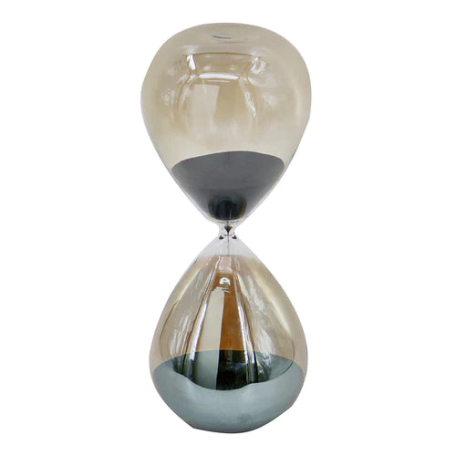 Aftellen Hourglass With Grey Luster Finish