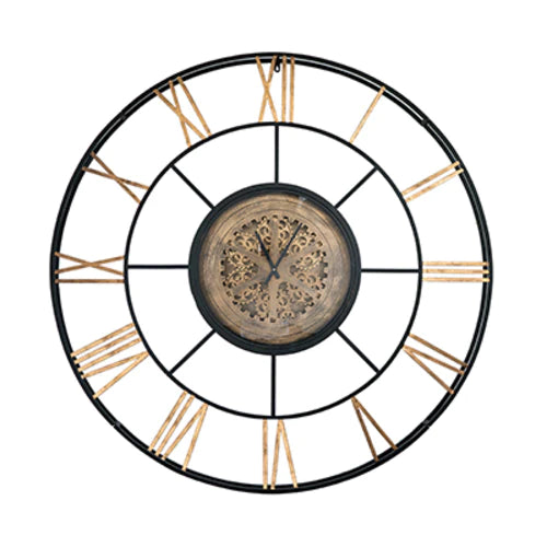 Cog Industrial Style Wall Clock