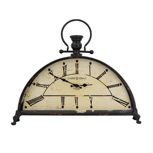 Cresent Antique Table Clock