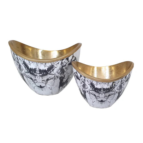 Mármol Dorado Decorative Bowls Set of 2