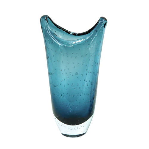 Meer Ocean Blue Glass Vase