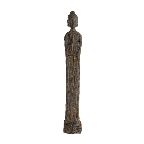 Moksha Carved Statue - Wooden Finish