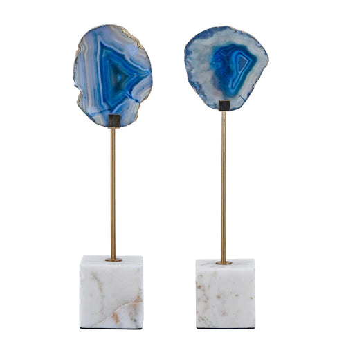 Sabriel Blue Decor Piece - Set of 2