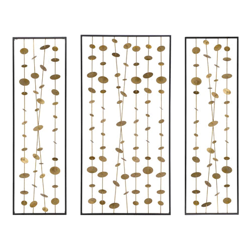 Tagad Metal Decorative Wall Art Set of 3